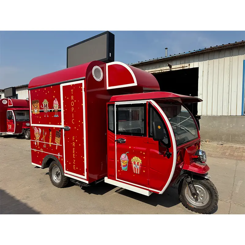 Dondurma ve Gelato Teşhir Arabası