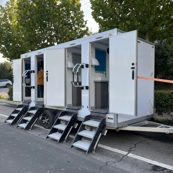Multi Cubicle Mobile Shower Trailer