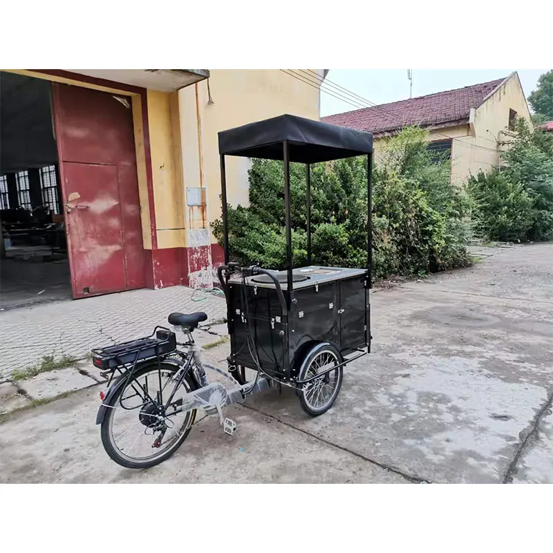 Pedallı Aperatif Yiyecek Bisikleti