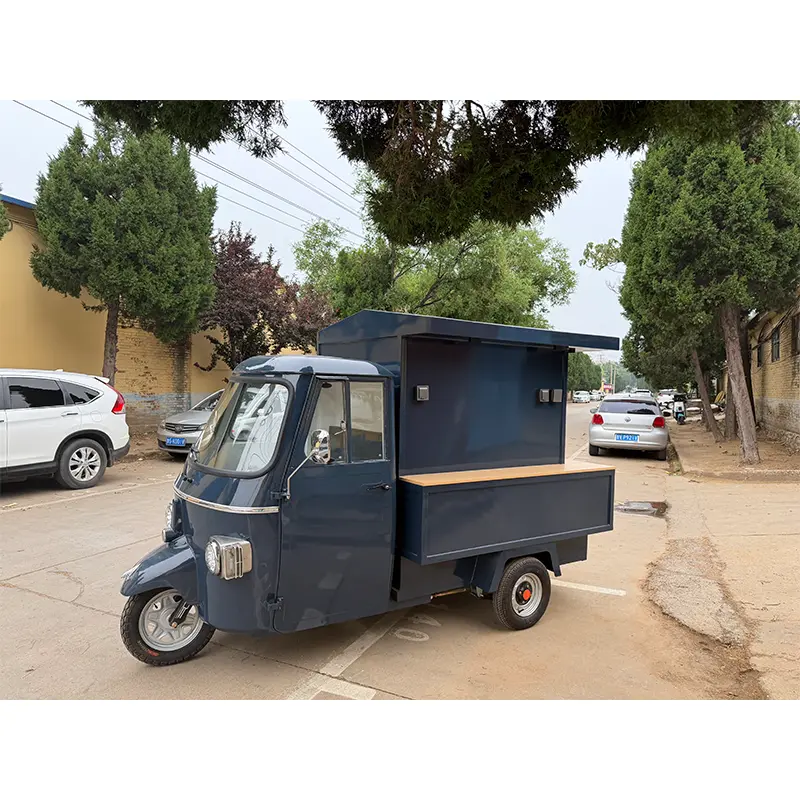 Piaggio Yandan Açılır Fast Food Kamyoneti